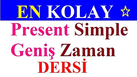 Present Simple Tense- ngilizce Geni Zaman Konusu- ...