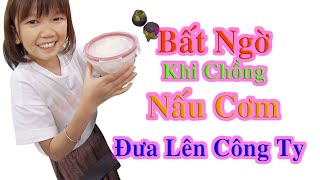 Diễm My Bất Ngờ Khi Chồng Nấu Ăn Đưa Cơm Lên Cho Vợ | Thầy Giáo Tí Hon