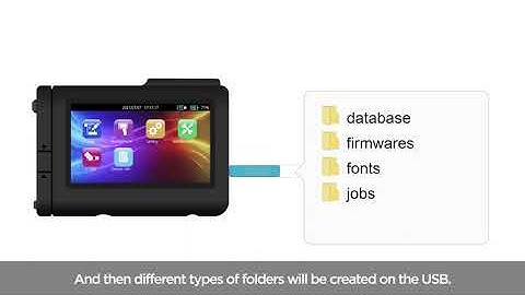Instruction | How to import files into handheld printer via U-disk