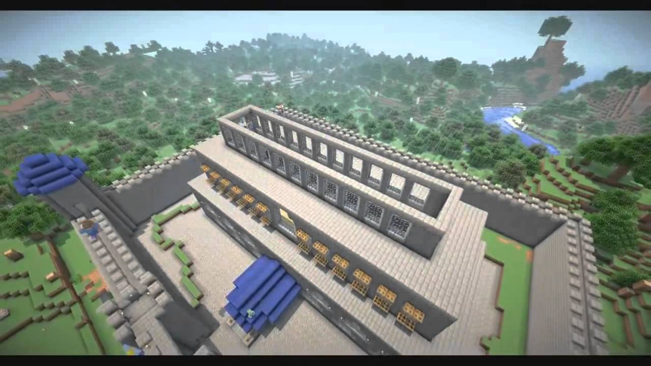 MineCraft speed build SPAWN - YouTube