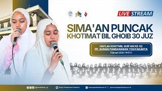 Simaan Puncak Khotimat Bil Ghoib 30 Juz   Dalam Rangka Khotmil Quran Pp Sunan Pandaran Ke52 