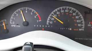1999 GTP 30-115 mph.