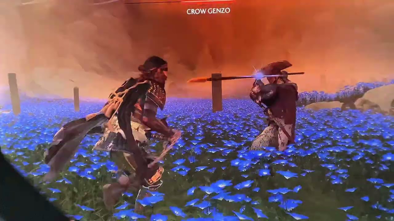 Ghost of yotei fighting scene 