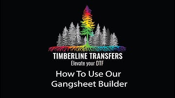 How to use our gang sheet builder
