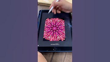 Satisfying Art 🧡💖 #relaxing #mandalaart #digitalart #satisfying #trending #procreate