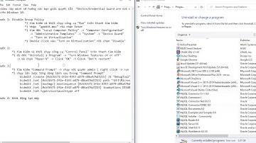 sửa lỗi không chạy được VMware Workstation trên windown 10
