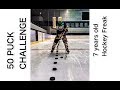 [NHL] 50 PUCK CHALLENGE - 7 Year Old Hockey Prodigy Unreal Skills