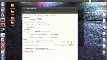How to tweak the unity interface in Ubuntu 14.04