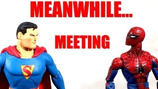 Meanwhile… Meeting (Marvel/DC Parody/Review)