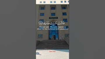 قال رب اشرح لي صدري ويسر لي أمري 🤍 #ارح_قلبك #راحة_نفسية #القرآن_الكريم #تلاوات #قرآن