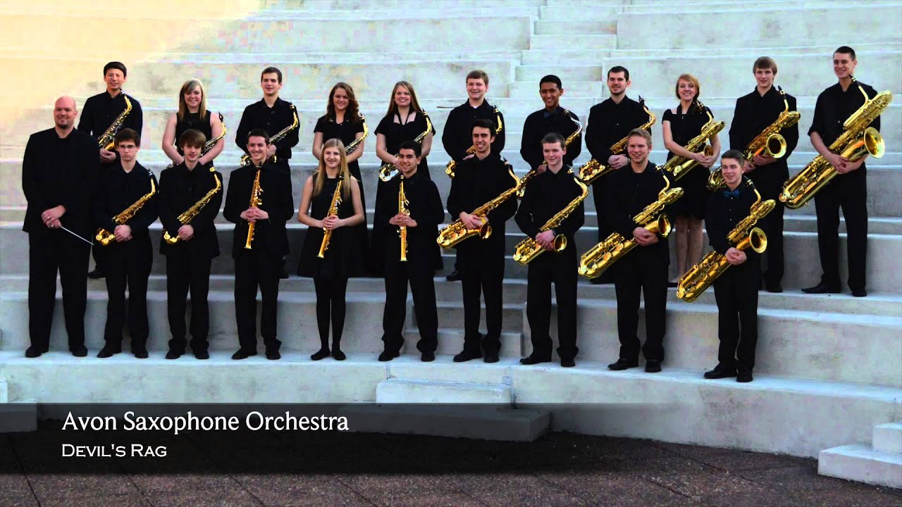 Avon Saxophone Orchestra Devil's Rag YouTube