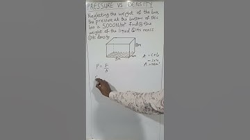 PRESSURE and DENSITY 1
