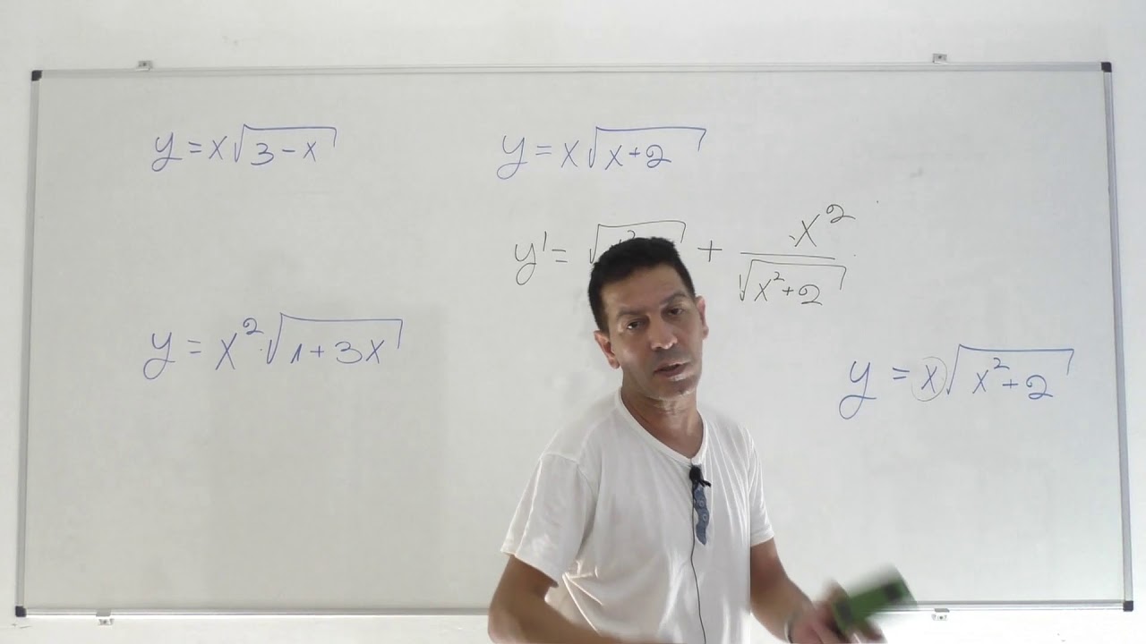 חקירת פונקצית שורש-שיעור 2-איך גוזרים מכפלת שתי פונקציות