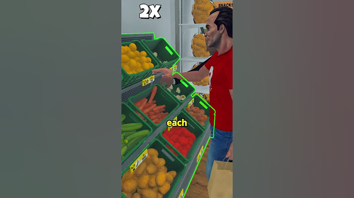 Supermarket Simulator: Customers Take TOO MANY Fruits & Vegetables! 🍏🥕 Beware!