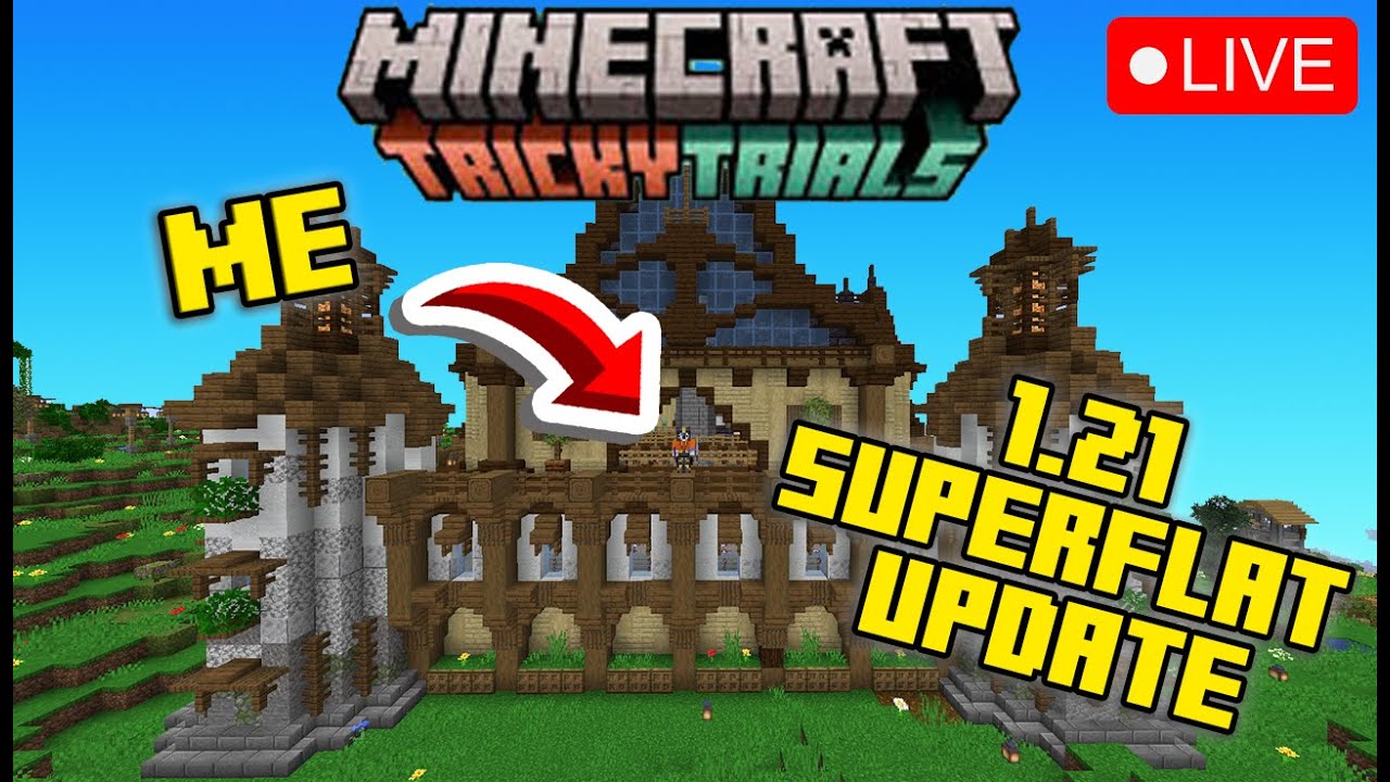 New 1.21 Minecraft update BUT its Superflat! - YouTube