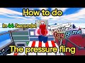 How to pressure fling in UTG!!