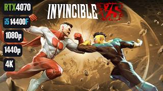 Invincible VS RTX 4070 | Invincible VS RTX 4070 & i5 14400F Benchmark 1080p/1440p/4K