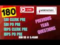 SBI Clerk/PO Pre , IBPS Clerk/PO Pre | Previous Year Questions | PART - 180 | WORTHSTUDY