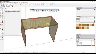 Моделирование и раскрой стола / Универсальная панель с кромкой / плагин CraftReports для SketchUp