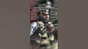 COD Ghosts is 12years old now