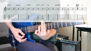 Earth - Wind & Fire - After The Love Has Gone Tabs & Chords In Video Guitar Cover