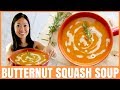 Easy Butternut Squash Soup Recipe / Vegan / Gluten-Free