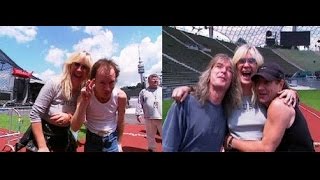 Backstage AC/DC  - Black Ice Tour - Claudia Cane @acdc Support 2009