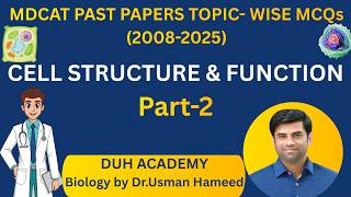 MDCAT 2026 | Cell Structure and Function Past Paper MCQs | The Cell Past Paper MCQs | Part 2