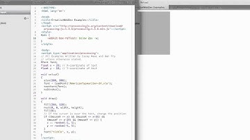 css And ProcessingJS