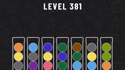 Ball Sort Puzzle Level 381 #ballsortpuzzle #ballsortpuzzlegameplay #puzzlegame #mobilegames