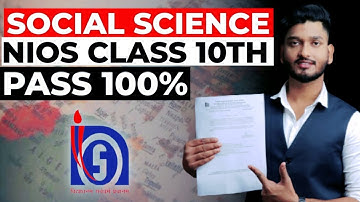 Nios Class 10th Social Science Most Important Questions With Answer | Free Download