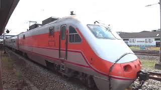 123次自強號通過斗南車站 20200705