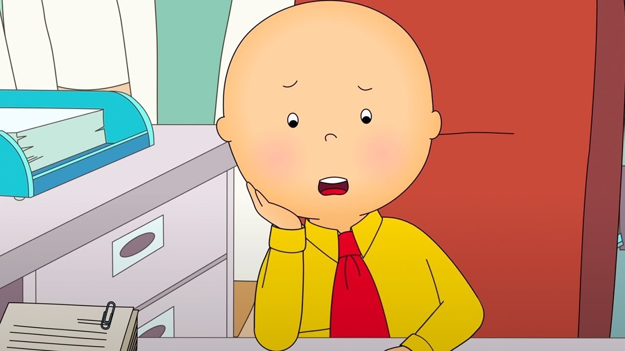 Caillou and The Office | Caillou | Cartoons for Kids | WildBrain Kids
