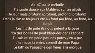 Lacrim-sablier (paroles)