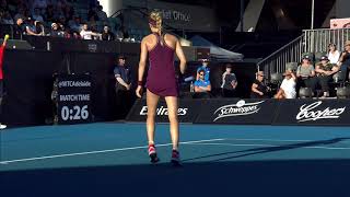 Eugenie Bouchard v Victoria Azarenka match highlights