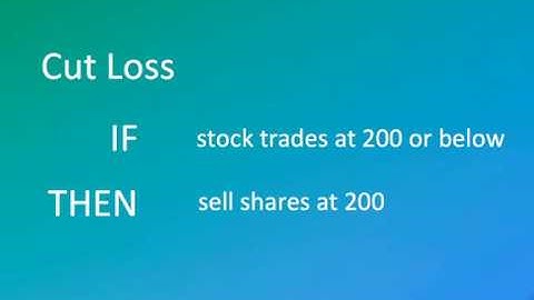 Conditional Orders 101 - The Basics