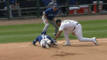 TOR@CWS: Pillar safe at first on overturned call