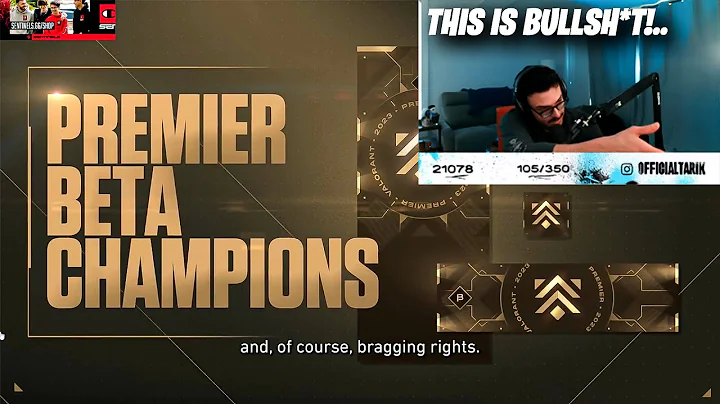 SEN Tarik Reacts to The VALORANT Premier Global Open League Trailer..