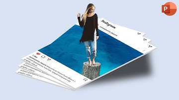 Creating Isometric Instagram 3D Pop-Out in PowerPoint | 3D Pop-Out | PowerPoint