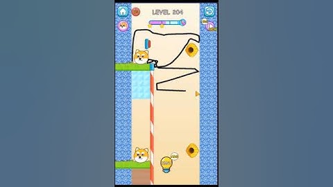 Save the Dog game level 204 | Game Play #shorts #short #funny #gameplay #savethedoge