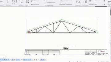 Generating 2D Assembly Drawing from 3D Model in TEKLA STRUCTURES 2016