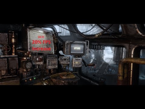 Metro Exodus PC Up To 20% FPS Increase In Minutes,simple Editing Guide.