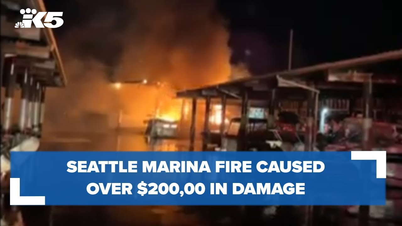  'Complete chaos': Seattle marina fire caused over $200,00 in damage