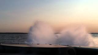 MTI offshore powerboat test run