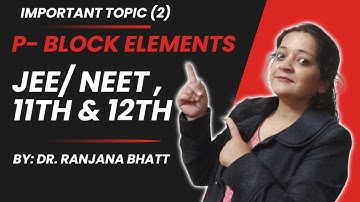 Tricks To Find Out Melting Point And Boiling Points Of P-Block Elements/11th/12th /IIT-JEE/NEET