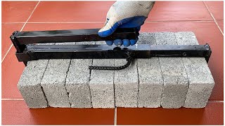 Idea for making a smart brick clamp to support construction