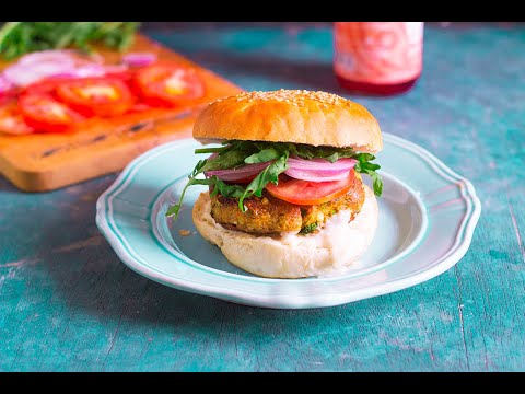 Vegan Jackfruit Burger Recipe - YouTube