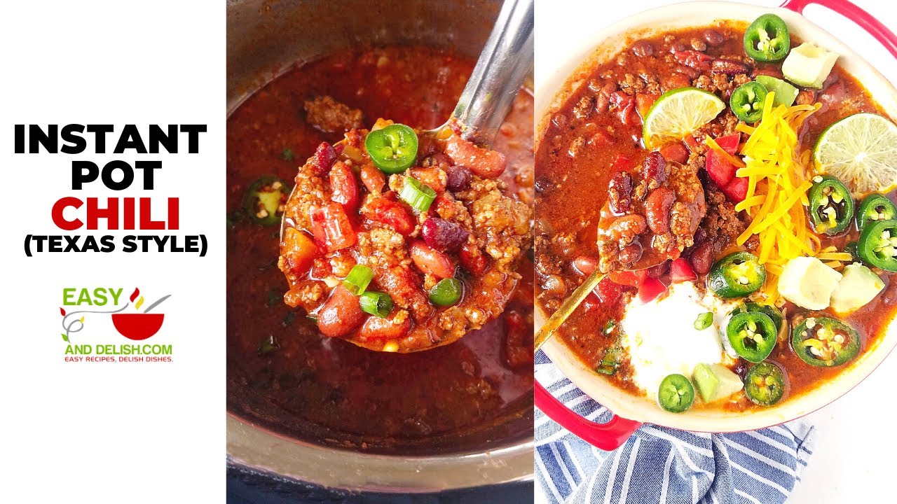 Quick and Easy Instant Pot Chili with {VIDEO}