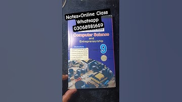 Computer Science Class 9th English Medium | Easy Notes Punjab Kpk And Fedral Board | Kahmir Board