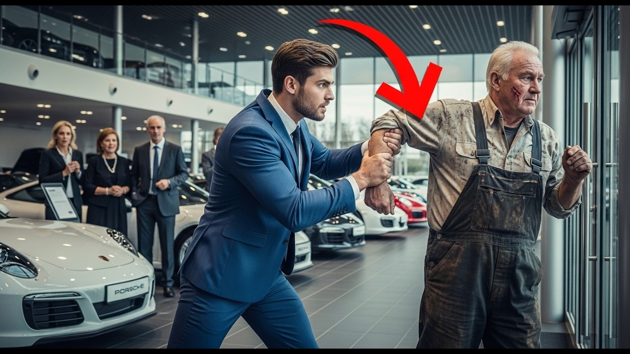 Wezwał policję do „żula” dotykającego Porsche. Gdy funkcjonariusz zobaczył twarz rolnika zbladl...